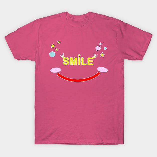 Just smile T-Shirt by AliensRich